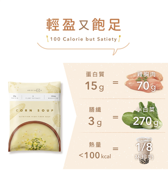 Body Goals 高纖營養輕食餐 - 黃金玉米 30g (蛋奶五辛素/無麩質)