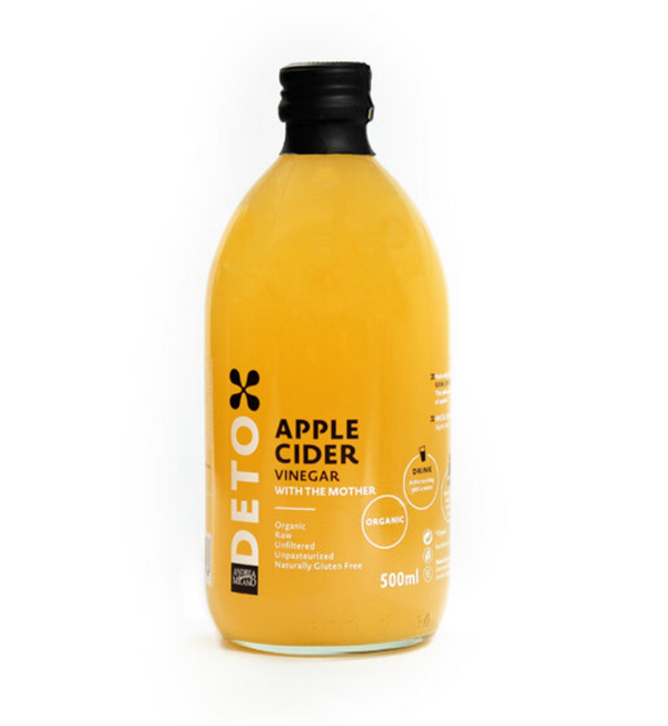 Andrea Milano 1889 DETOX 有機無過濾帶醋母蘋果醋 500ml (純素/無麩質)